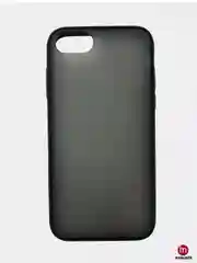 Черный матовый чехол с цветными краями для iPhone 6, 7, 8