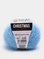 Голубой пряжа для вязания YarnArt Christmas
