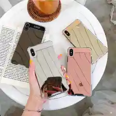 Чехол для айфон, мягкий, зеркальный, чехол с протекцией по углам для iPhone