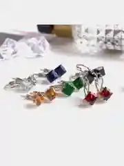 Серьги со стразами "Конфетти"