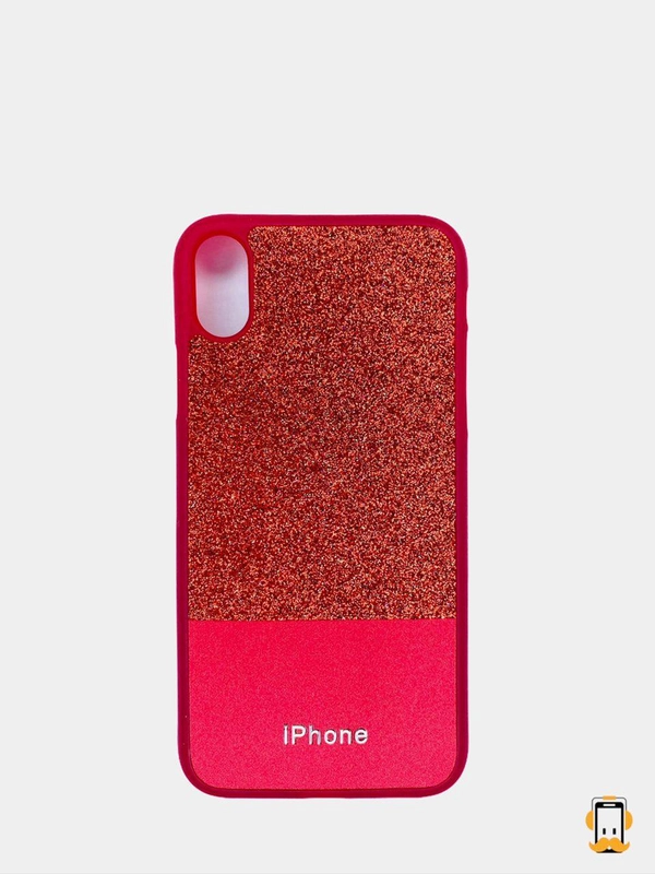 Чехол для Apple iPhone XS, XS Max силиконовый с блестящими вставками