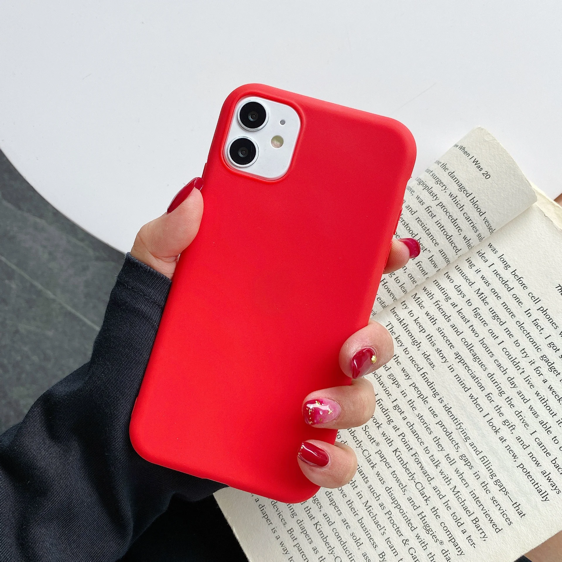 Красный чехол для Xiaomi RedmiNote8/Note8pro/Note9/10X(4G)/Note9PROMAX/Note9s/Note9pro