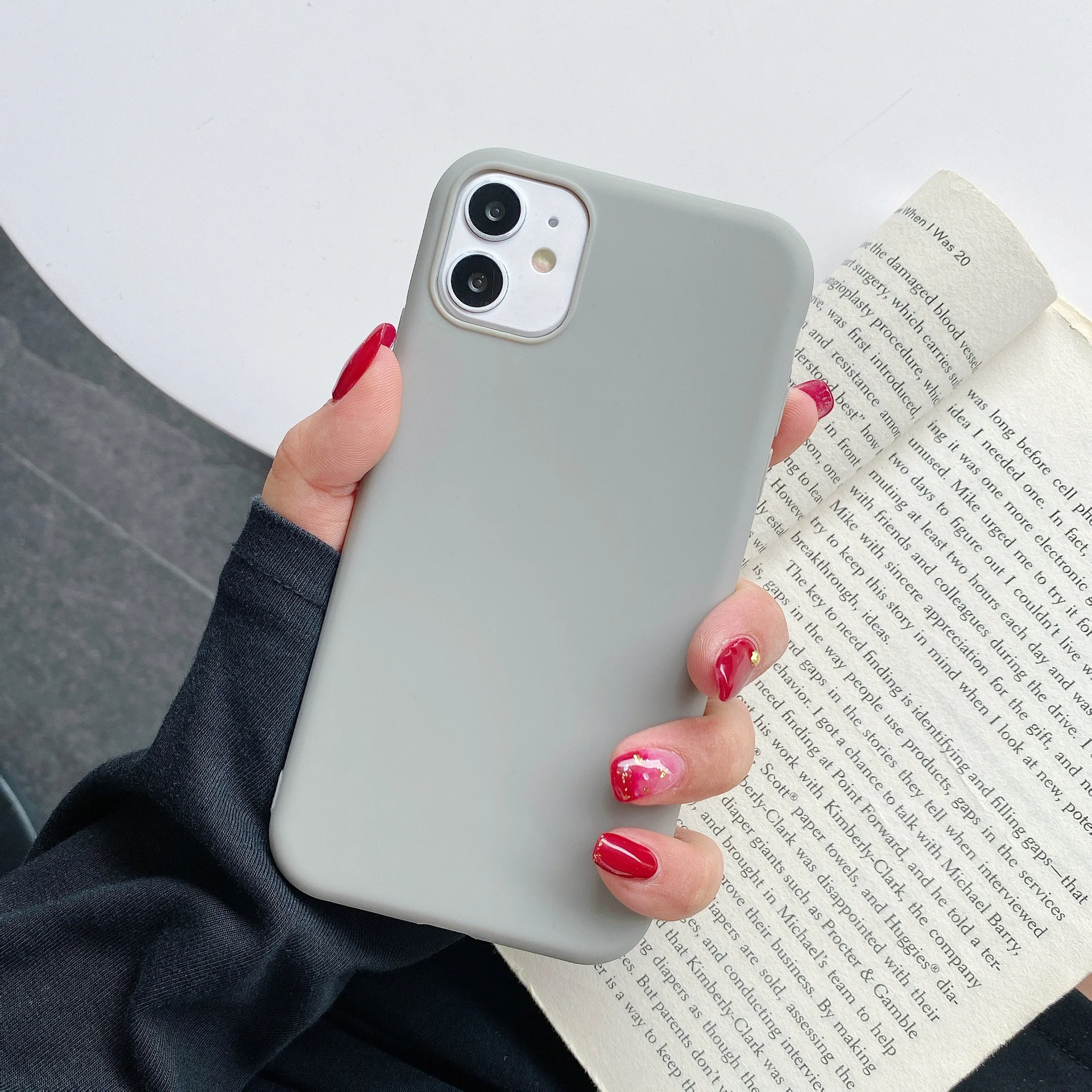 Серый чехол для Xiaomi RedmiNote8/Note8pro/Note9/10X(4G)/Note9PROMAX/Note9s/Note9pro