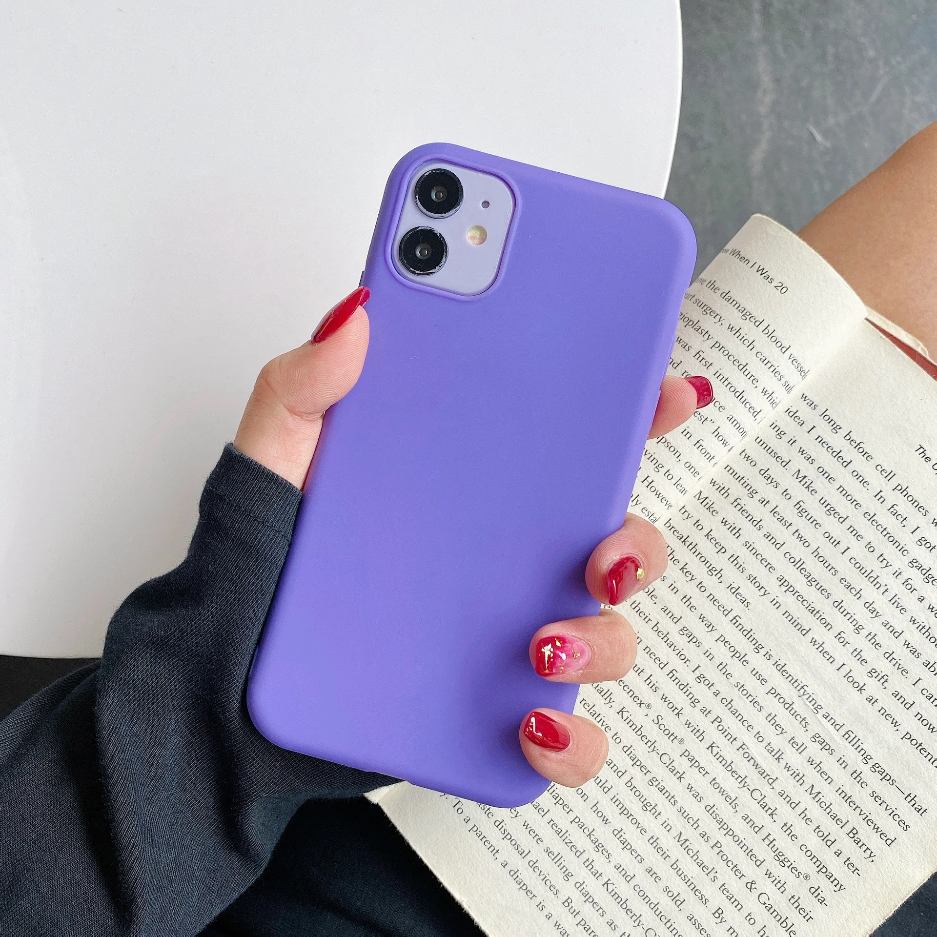 Пурпурный чехол для Xiaomi RedmiNote8/Note8pro/Note9/10X(4G)/Note9PROMAX/Note9s/Note9pro
