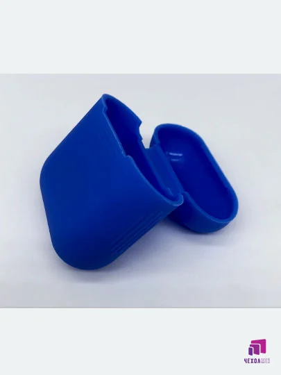 Синий чехол для AirPods 1/2, AirPods Pro