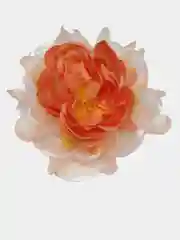 Оранжевый бантик на резинке