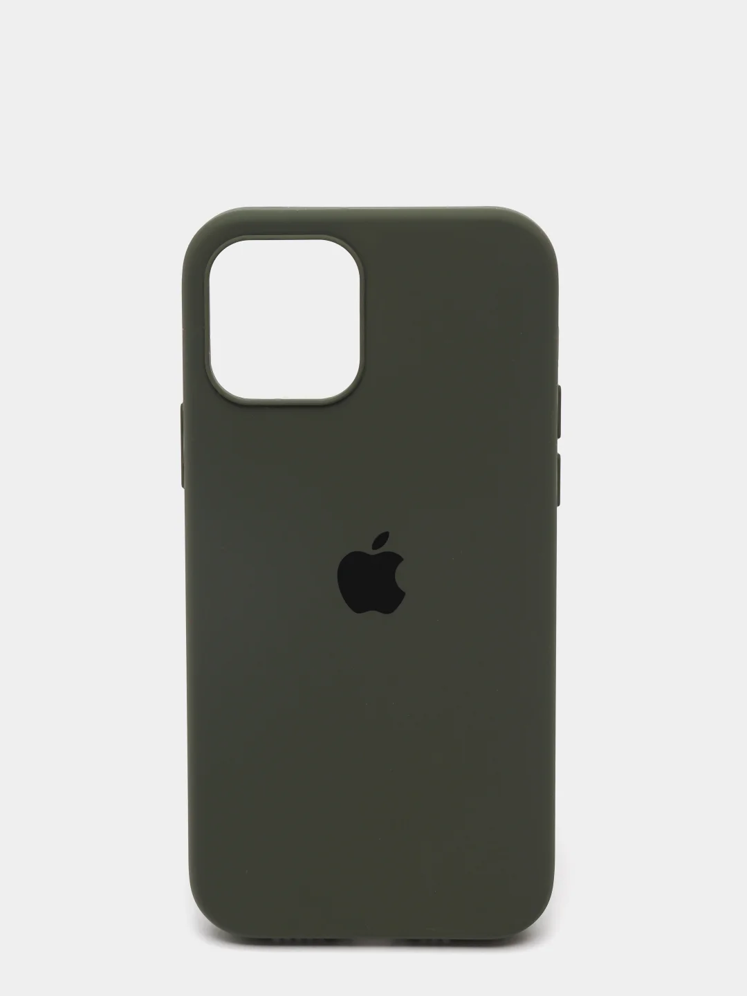 Оливковый чехол для iPhone 12 / 12 Pro / 12 Pro Max силиконовый