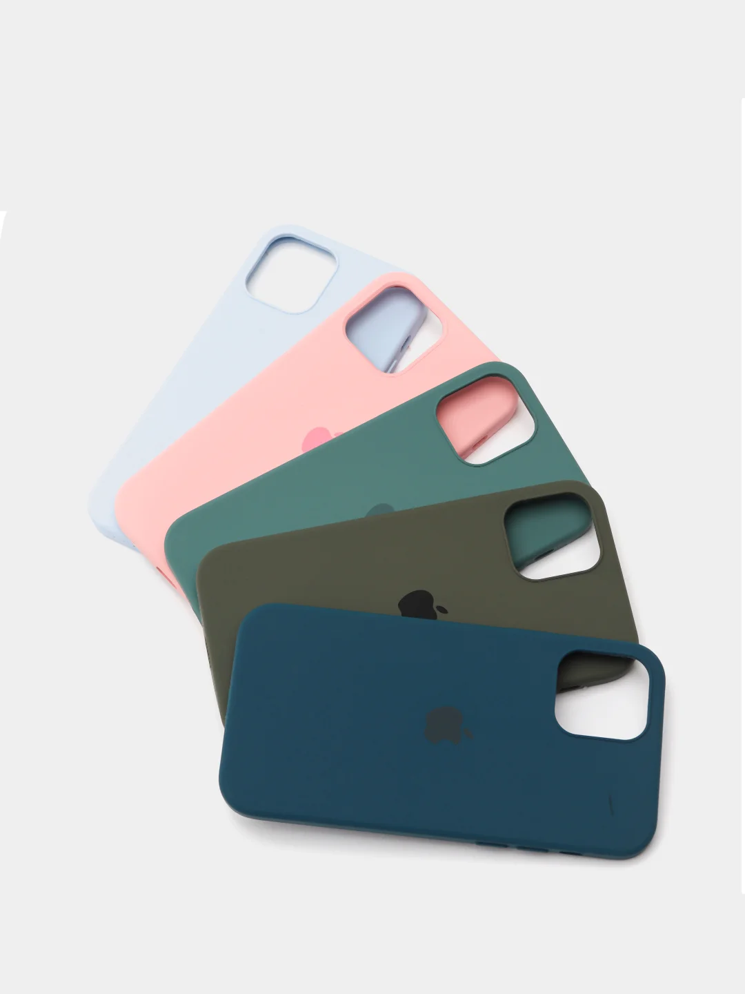 Белый чехол для iPhone 12 / 12 Pro / 12 Pro Max силиконовый