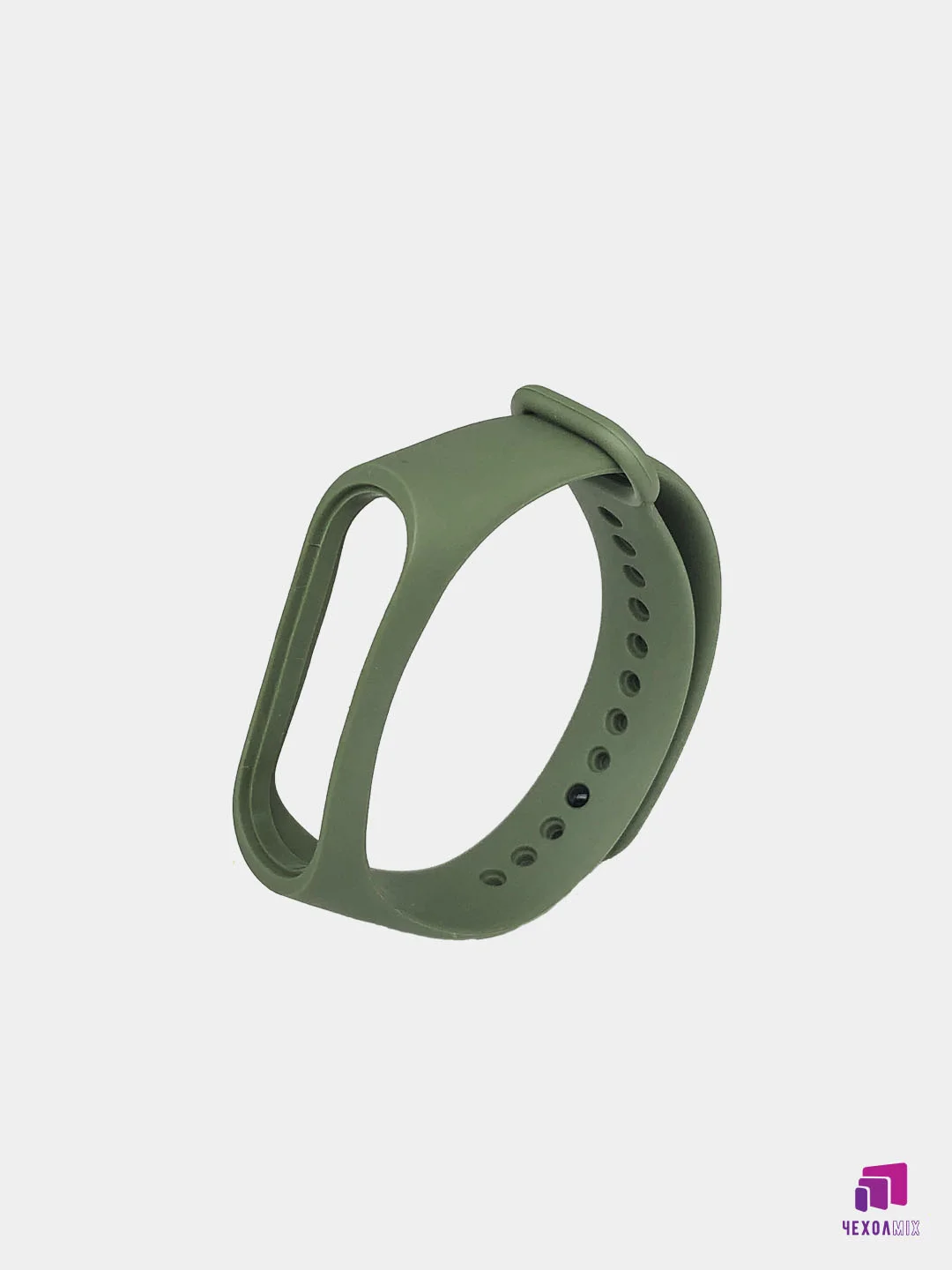 Хаки силиконовый ремешок Xiaomi Mi Band 5 / Band 6