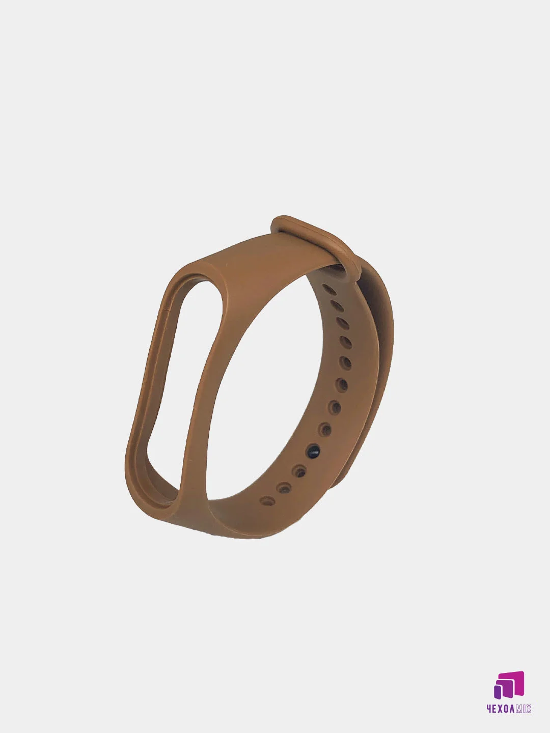 Коричневый силиконовый ремешок Xiaomi Mi Band 5 / Band 6