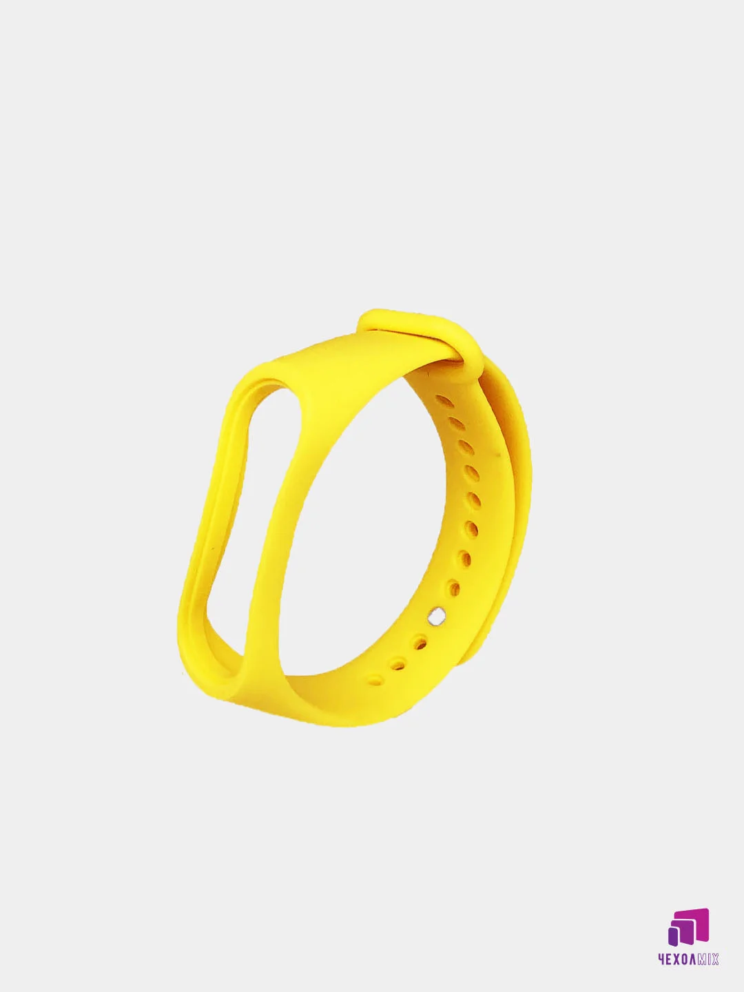 Желтый силиконовый ремешок Xiaomi Mi Band 5 / Band 6