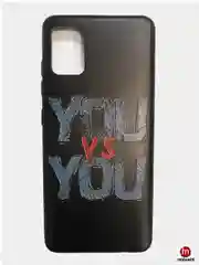Черный чехол для Samsung Galaxy M51, с принтом, с рисунком, силикон, пластик