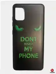Фуксия чехол для Samsung Galaxy M51, с принтом, с рисунком, силикон, пластик