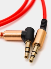 Аудиокабель  AUX jack 3,5 мм r-образная вилка