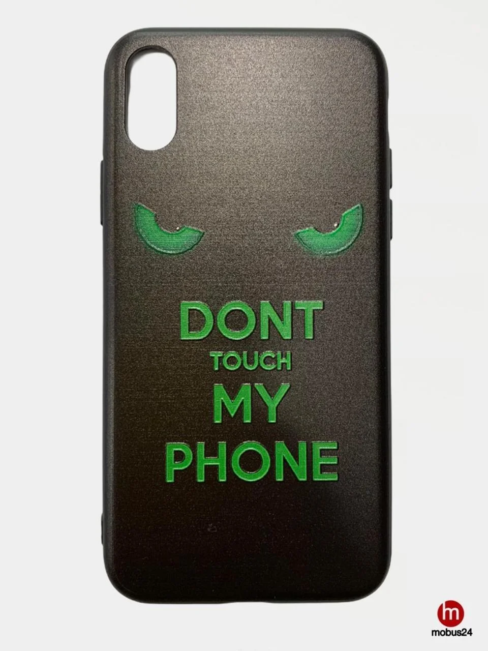 Черный чехол для iPhone XR айфон XR с рисунком, силикон, пластик