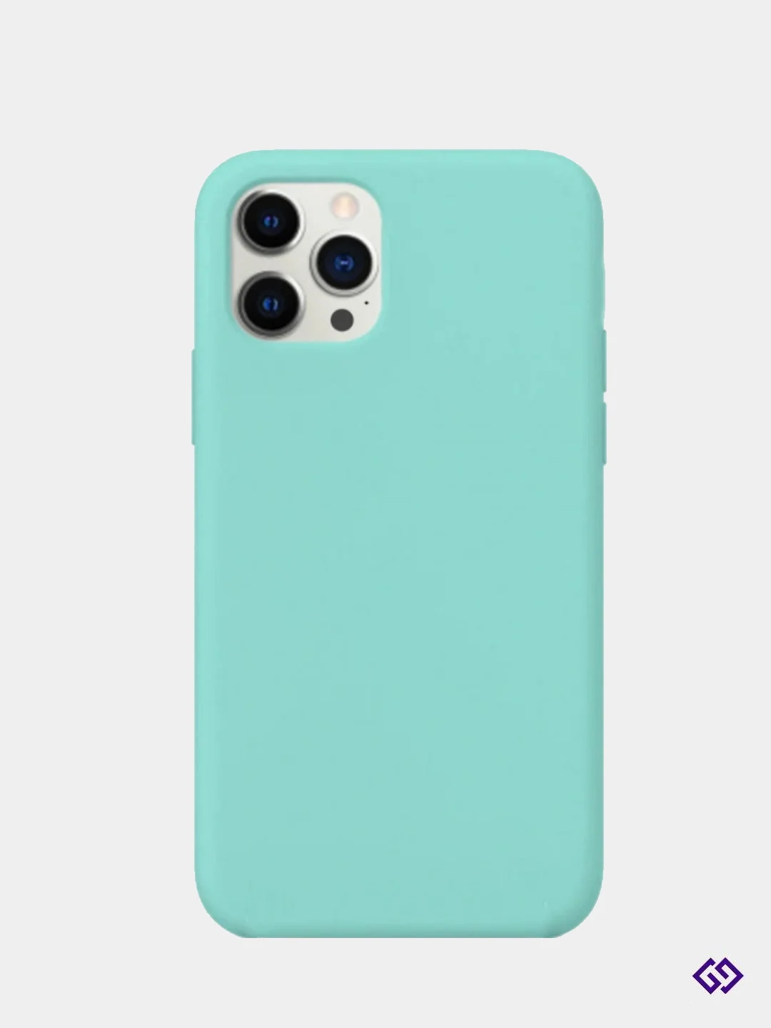 Мятный чехол для Apple Iphone 12 mini, 12, 12 pro, 12 pro max, с бархатистым покрытием внутри