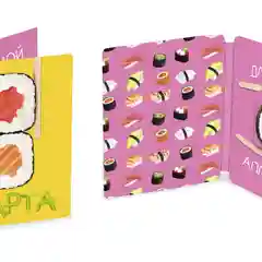 Коралловый открытка мини