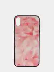 Розовый чехол на iPhone противоударный, трехкомпонентный
