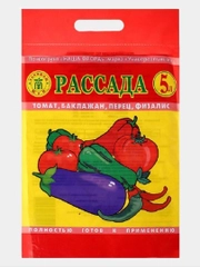 Грунт для рассады томатов, перца, баклажанов, физалиса, 5 л