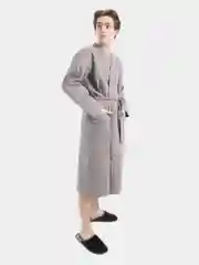 Халат вафельный мужской