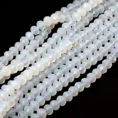 Серебряный бусины биконусы для рукоделия, стеклянные, граненые