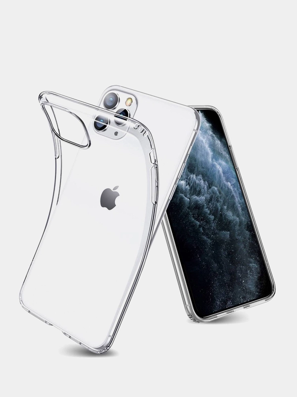 Чехол силиконовый для IPhone 12, 12 mini, 12 Pro, 12 Pro Max, прозрачный