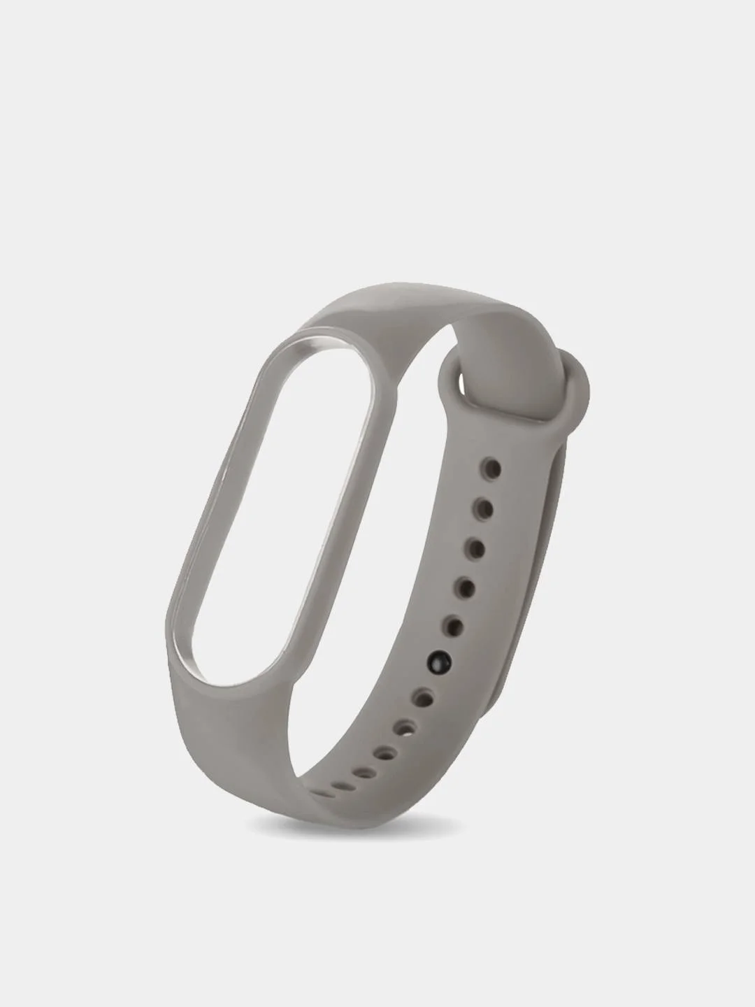 Серый силиконовый ремешок для Mi Band 5