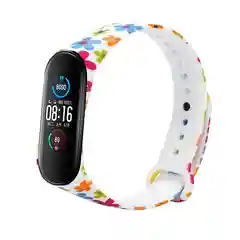 Оранжевый силиконовый ремешок для Mi Band 5