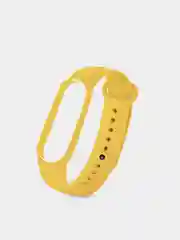 Желтый силиконовый ремешок для Mi Band 5