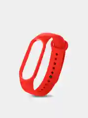 Красный силиконовый ремешок для Mi Band 5