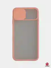 Розовый чехол с защитой камеры для iPhone 12, 12 Pro 6.1, матовый