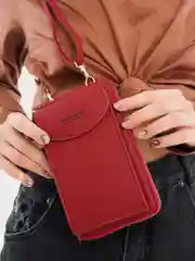 Багровый женская сумка-кошелек