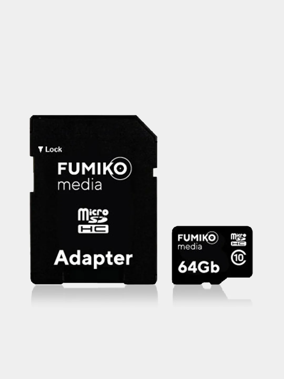 Карта памяти FUMIKO MicroSDHC class 10 (c адаптером SD) 4 GB, 8 GB, 16 GB, 32 GB, 64 GB