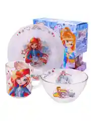 Набор "Winx Club" Звезды, (3 предмета, подарочная упаковка), стекло