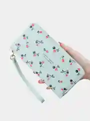 Женский клатч для телефона, с ремешком. Кошелек женский