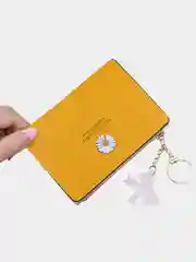 Женский кошелек из эко кожи с брелком
