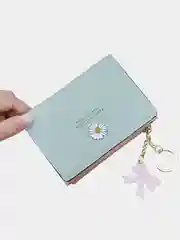 Женский кошелек из эко кожи с брелком