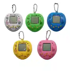 Белый виртуальный электронный питомец игрушка Тамагочи / Tamagotchi / разные цвета. (сердечко)