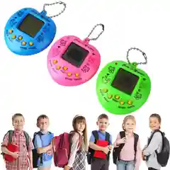 Белый виртуальный электронный питомец игрушка Тамагочи / Tamagotchi / разные цвета. (сердечко)