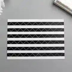 Красный набор уголков с кармашком для фотографий 102 уголка, 10,3 х 15,1 см