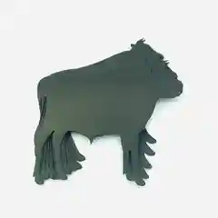 Меловой ценник "Корова", 10 шт