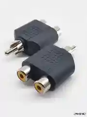 Переходник 1RCA-2RCA