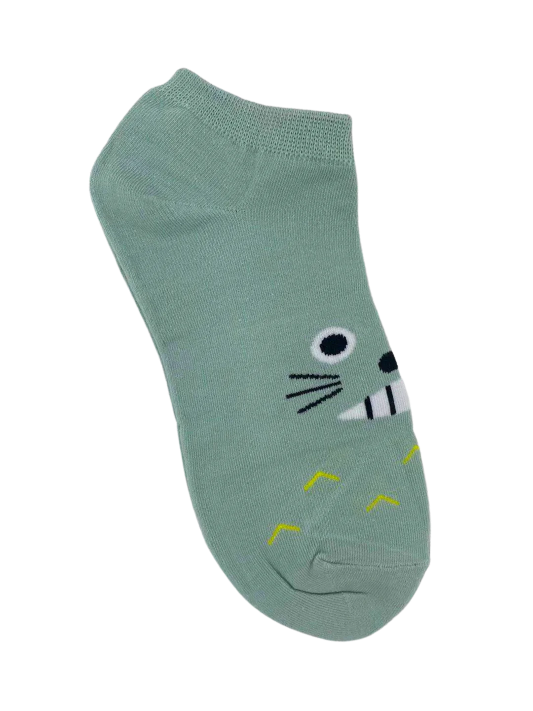 Мятный носки с принтом "Кошки", Twoe, 37-41 размер
