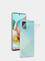 Прозрачный чехол для Samsung A10, A01, A01 Core, A11, M11, A41, A50, A51, силикон