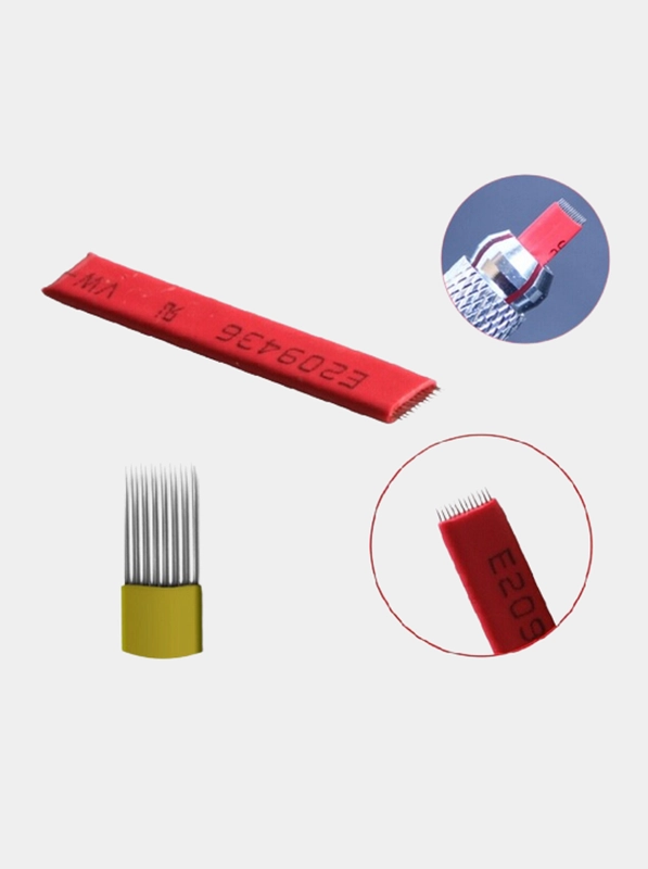 Иглы для микрошейдинга 14х0,3 с ограничителем (теневые), 10 штук