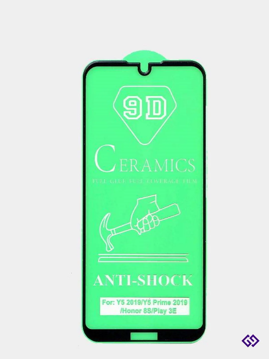 Гибкое защитное стекло 9D Ceramics для Honor 8S, Huawei Y5 2019 / Y5 Prime 2019 / Play 3E