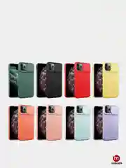 Матовый, чехол с защитой камеры iPhone 12, 12 Pro, 6.1