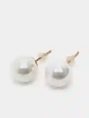 Бежевый серьги