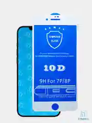Белый защитное стекло iPhone "10D" 11/XR, X/XS, 7+/8+, 12/12 Pro, 12 Mini, 12 Pro Max