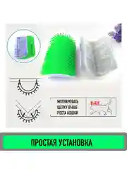 Серый меланж массажная щетка- чесалка для животных, кошек и собак, угловая / расчесывание и вычесывание